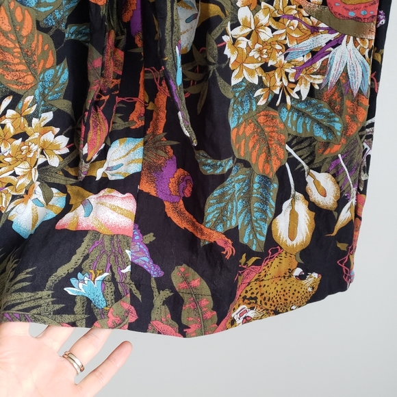 PEPALOVES Jungle Floral Mini Dress Small - Picture 6 of 12